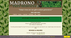 Desktop Screenshot of madronotreeservices.com